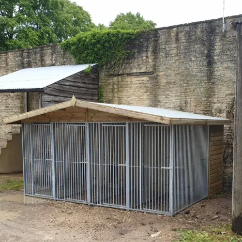 13 X 10 ft Four Bay Dog Kennel