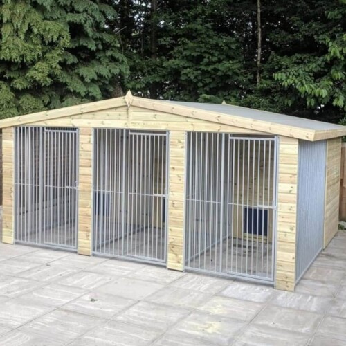 12 X 14 ft Triple Dog Kennel