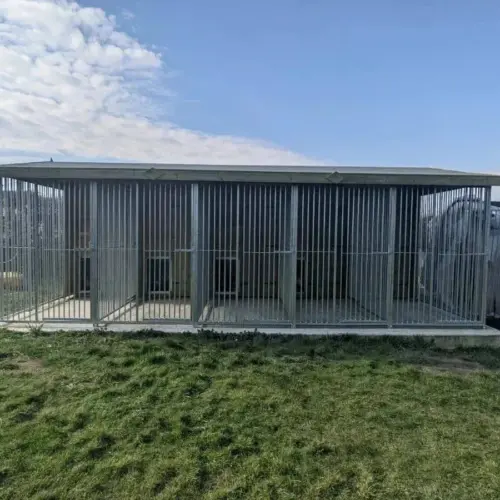20 X 8 ft Five Bay Dog Kennel