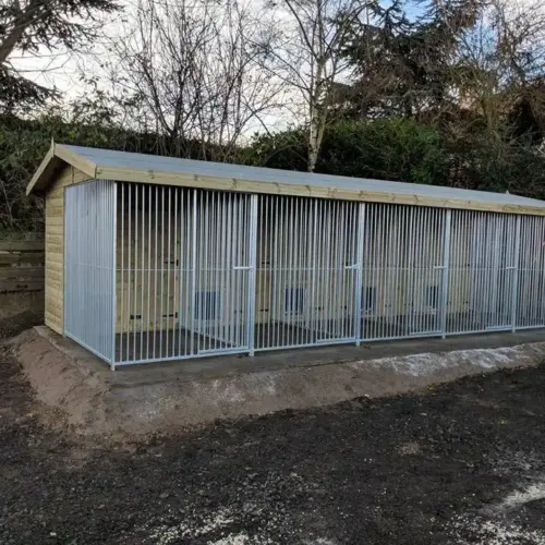 33 X 12 ft Five Bay Dog Kennel