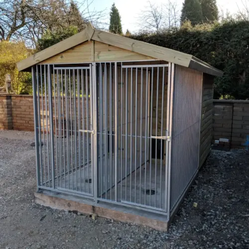 6.5 X 10 ft Double Dog Kennel