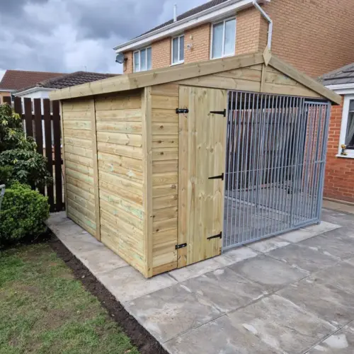 10 X 10 ft Single Dog Kennel