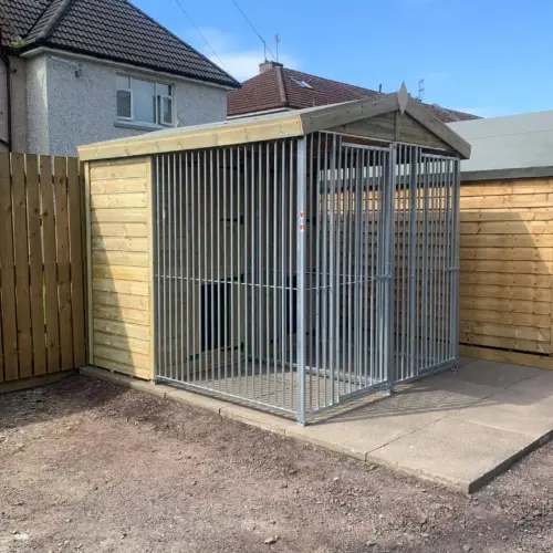 6.5 X 7 ft Double Dog Kennel